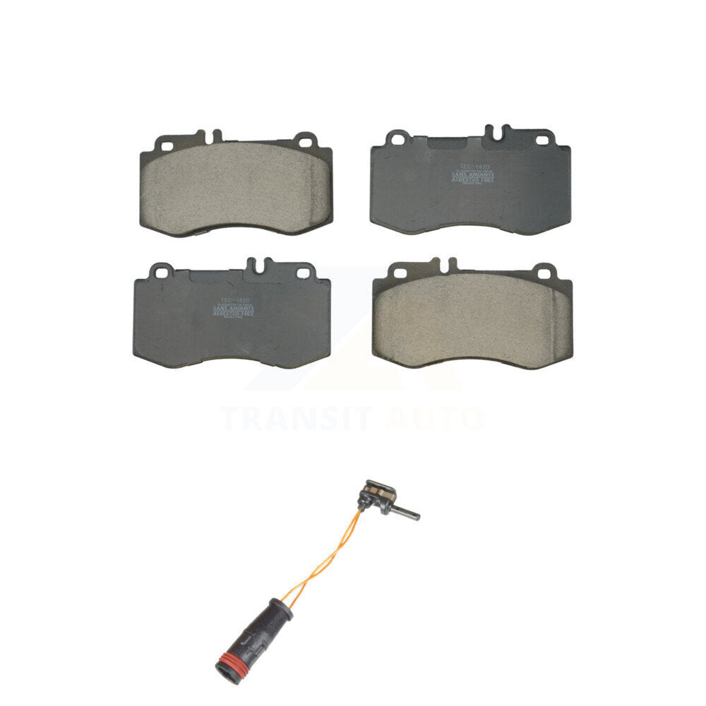 TEC Front Ceramic Disc Brake Pads And Wear Sensors Kit For Mercedes-Benz E350 E550 CLS400 E400 KTW-102231