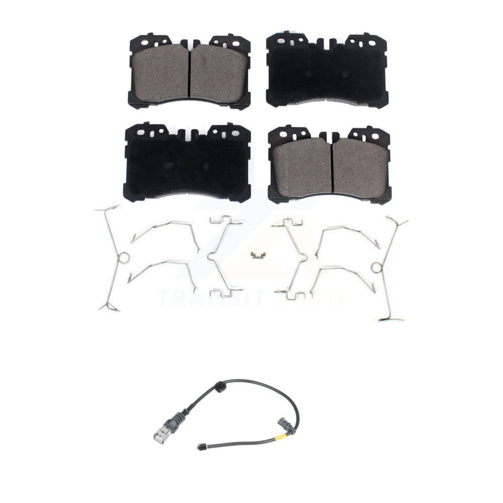 TEC Front Ceramic Disc Brake Pads And Wear Sensors Kit For Lexus LS460 With Sport Package 15 Inch Wheels KTW-102233