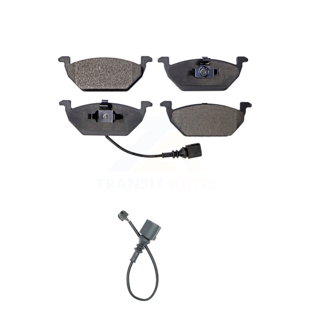 TEC Front Ceramic Disc Brake Pads And Extra Wear Sensors Kit For 2004 Volkswagen Golf 2.0L 1.9L KTW-102242