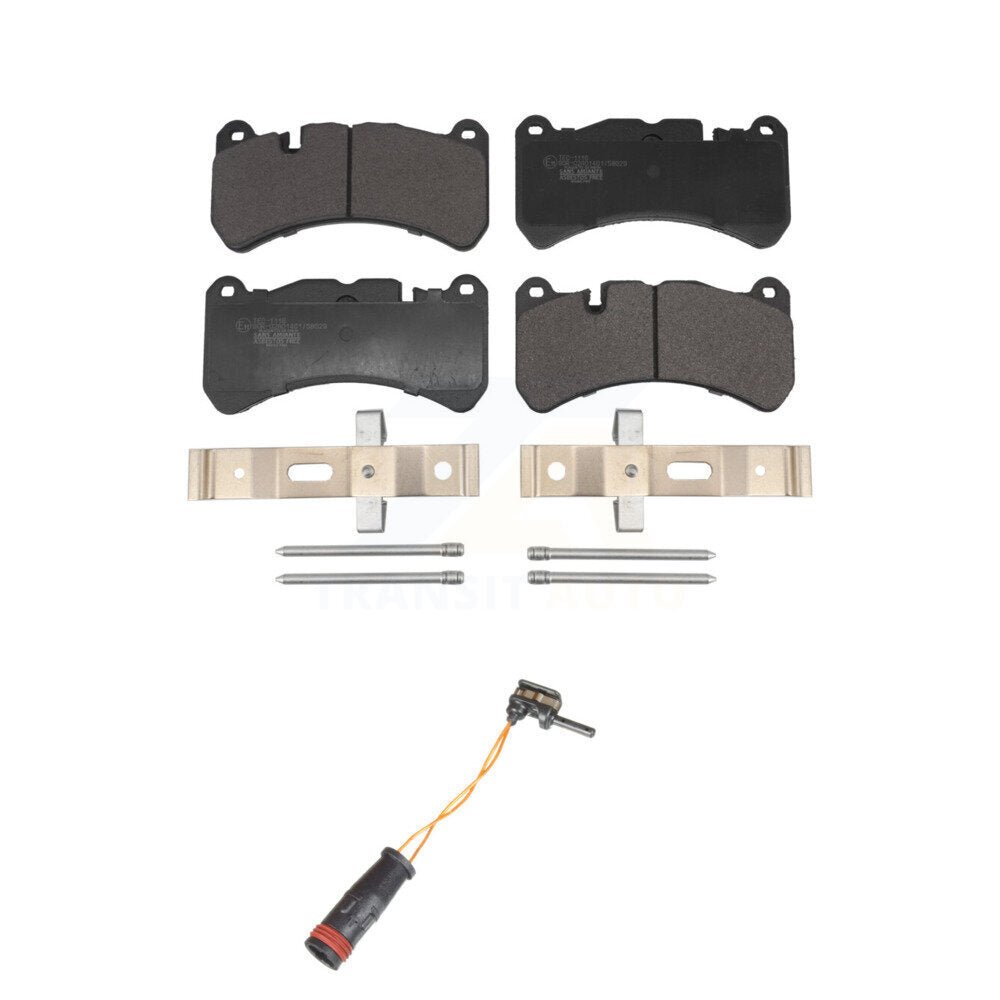 TEC Front Ceramic Disc Brake Pads And Extra Wear Sensors Kit For 2005 Mercedes-Benz CLK55 AMG KTW-102248