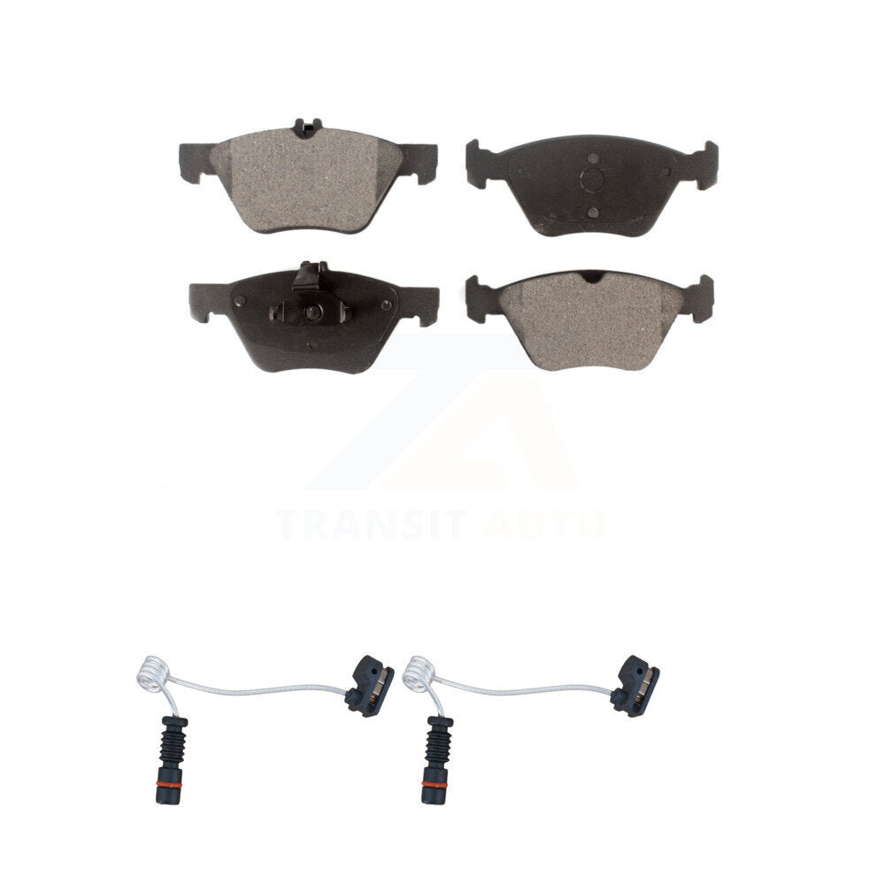 TEC Front Ceramic Disc Brake Pads And Wear Sensors Kit For 2004 Chrysler Crossfire KTW-102254