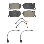 TEC Front Ceramic Disc Brake Pads And Wear Sensors Kit For 2016-2018 Porsche Cayenne With Composite Brakes KTW-102260