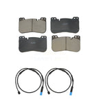 TEC Front Ceramic Disc Brake Pads And Wear Sensors Kit For BMW X5 KTW-102263