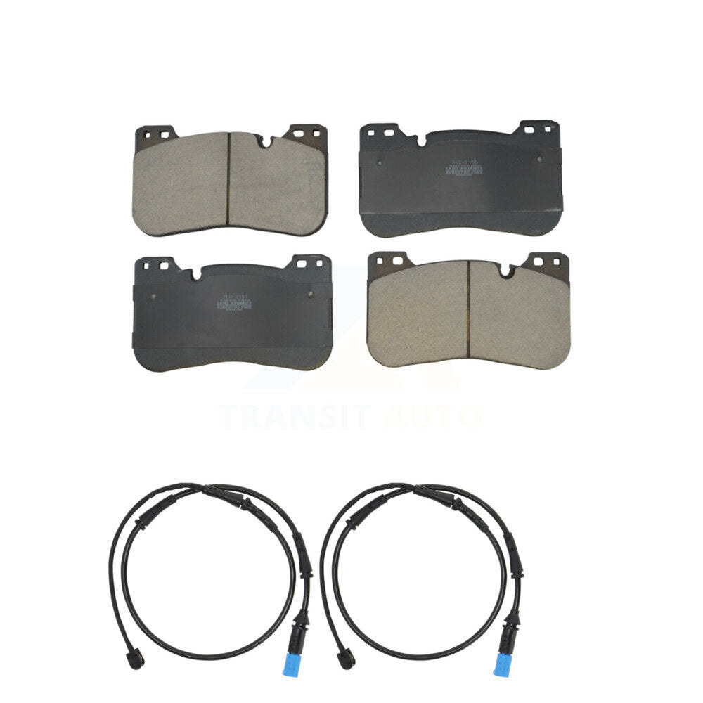 TEC Front Ceramic Disc Brake Pads And Wear Sensors Kit For BMW X5 KTW-102263