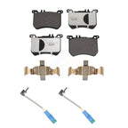 TEC Front Ceramic Disc Brake Pads And Wear Sensors Kit For Mercedes-Benz SL550 SL450 SL400 Without Sport Package KTW-102267