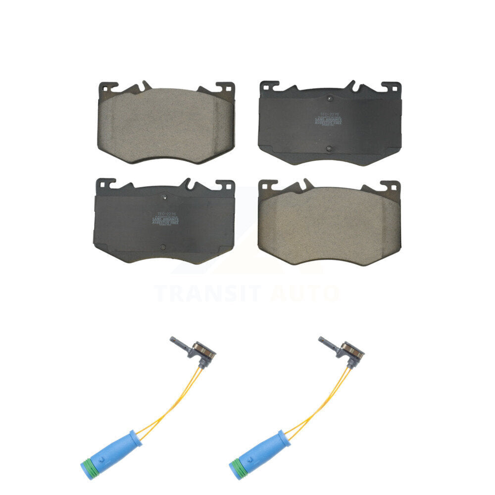 TEC Front Ceramic Disc Brake Pads And Wear Sensors Kit For Mercedes-Benz CLA35 AMG GLB35 GLA35 CLA45 A35 GLA45 KTW-102268