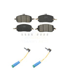TEC Front Ceramic Disc Brake Pads And Wear Sensors Kit For Mercedes-Benz GLC300 C300 Without Sport Package With 330mm Diameter Rotor KTW-102269
