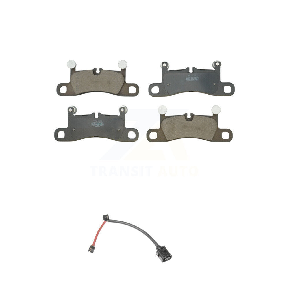 TEC Rear Ceramic Disc Brake Pads And Wear Sensors Kit For Porsche 911 718 Cayman With Cast Iron KTW-102278