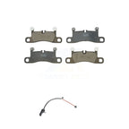 TEC Rear Ceramic Disc Brake Pads And Wear Sensors Kit For 2023-2024 Porsche 718 Boxster GTS 4.0 with 4.0L With Cast Iron KTW-102279