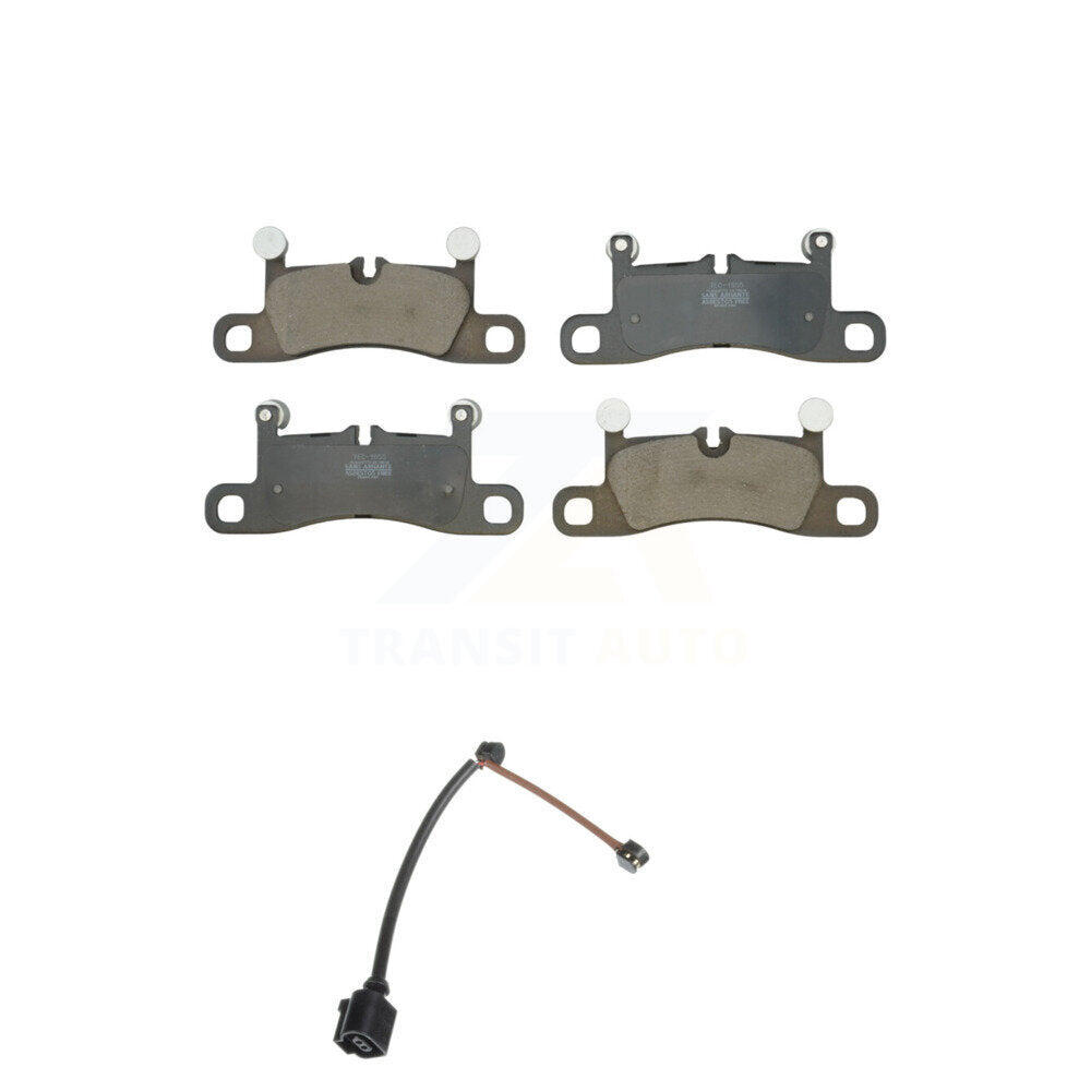 TEC Rear Ceramic Disc Brake Pads And Wear Sensors Kit For 2023-2024 Porsche 718 Boxster GTS 4.0 with 4.0L With Cast Iron KTW-102280