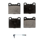 TEC Rear Ceramic Disc Brake Pads And Wear Sensors Kit For Mercedes-Benz 420SEL 500SEL KTW-102282