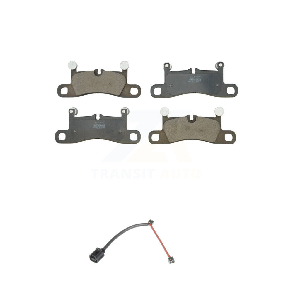 TEC Rear Ceramic Disc Brake Pads And Wear Sensors Kit For Porsche 718 Boxster Cayman With Cast Iron KTW-102283