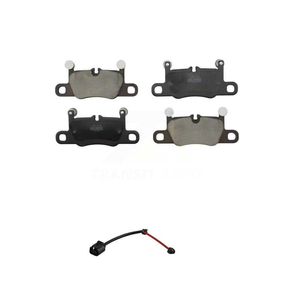 TEC Rear Ceramic Disc Brake Pads And Wear Sensors Kit For Porsche Cayenne KTW-102287