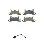 TEC Rear Ceramic Disc Brake Pads And Wear Sensors Kit For 2019 Porsche Cayenne E-Hybrid with 3.0L With Cast Iron KTW-102288