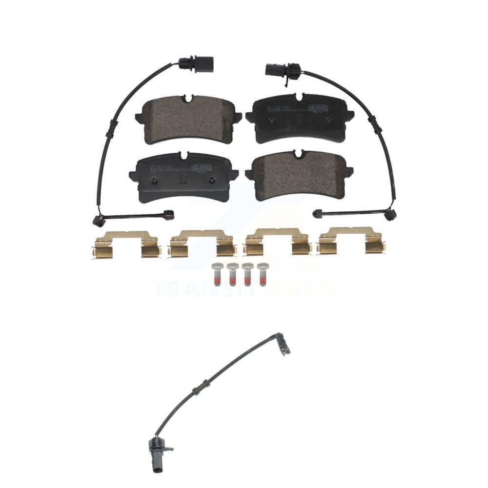 TEC Rear Ceramic Disc Brake Pads And Extra Wear Sensors Kit For 2017 Audi A8 Quattro With Composite Brakes KTW-102291