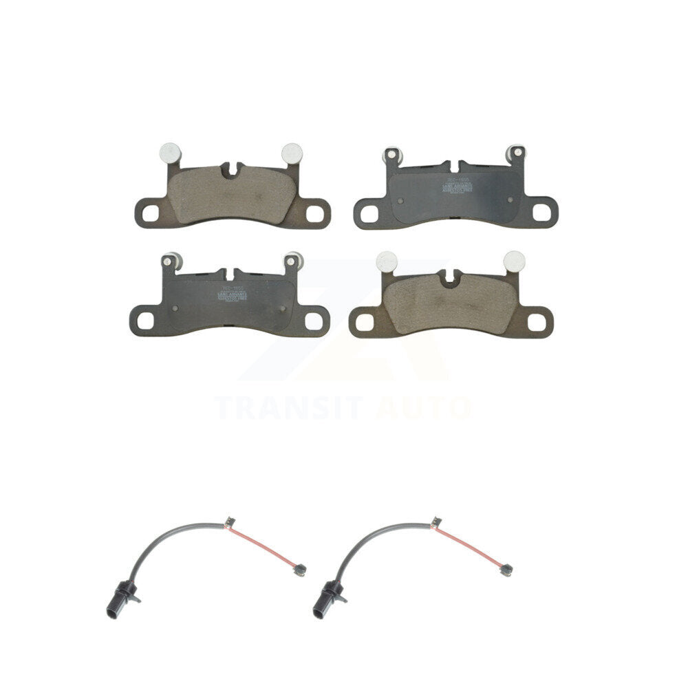 TEC Rear Ceramic Disc Brake Pads And Wear Sensors Kit For 2023-2024 Porsche 718 Boxster GTS 4.0 with 4.0L With Cast Iron KTW-102297