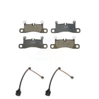 TEC Rear Ceramic Disc Brake Pads And Wear Sensors Kit For 2023-2024 Porsche 718 Boxster GTS 4.0 with 4.0L With Cast Iron KTW-102298