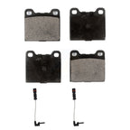 TEC Rear Ceramic Disc Brake Pads And Wear Sensors Kit For Mercedes-Benz 420SEL 500SEL KTW-102299