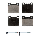 TEC Rear Ceramic Disc Brake Pads And Wear Sensors Kit For Mercedes-Benz 420SEL 500SEL KTW-102300