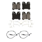 TEC Rear Ceramic Disc Brake Pads And Wear Sensors Kit For Lexus LS460 LS600h KTW-102302