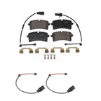 TEC Rear Ceramic Disc Brake Pads And Extra Wear Sensors Kit For 2018 Audi RS7 With Composite Brakes KTW-102304
