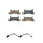 TEC Rear Ceramic Disc Brake Pads And Wear Sensors Kit For 2019 Porsche Cayenne E-Hybrid with 3.0L With Cast Iron KTW-102306