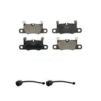 TEC Rear Ceramic Disc Brake Pads And Wear Sensors Kit For 2023 Porsche Cayenne Turbo S E-Hybrid/Turbo Coupe/Turbo E-Hybrid Coupe/Turbo/Turbo GT Coupe with 4.0L KTW-102307