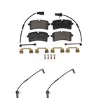 TEC Rear Ceramic Disc Brake Pads And Extra Wear Sensors Kit For 2017 Audi A8 Quattro With Composite Brakes KTW-102309