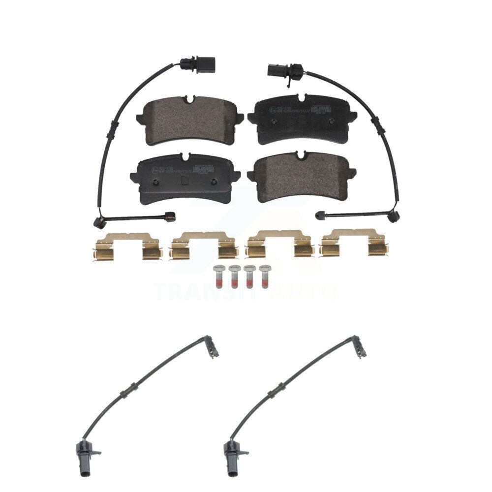 TEC Rear Ceramic Disc Brake Pads And Extra Wear Sensors Kit For 2017 Audi A8 Quattro With Composite Brakes KTW-102309