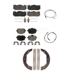 TEC Front Rear Ceramic Disc Brake Pads And Wear Sensors Kit (5Pc) For 2013 BMW M5 Without Composite Brakes KTW-102323