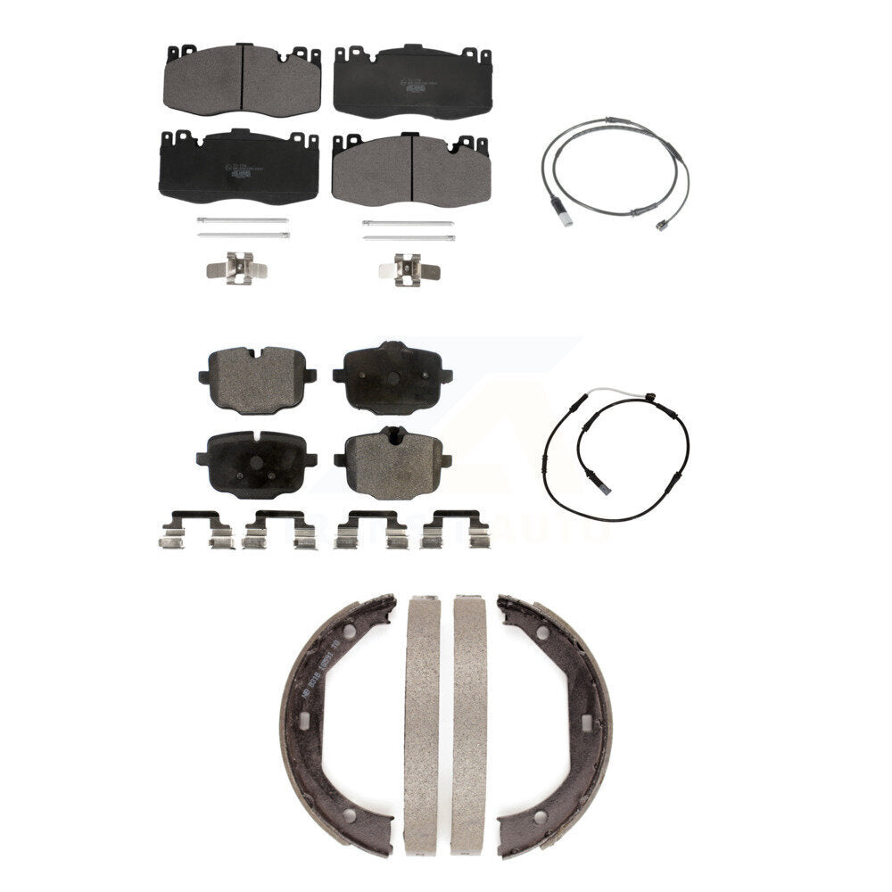 TEC Front Rear Ceramic Disc Brake Pads And Wear Sensors Kit (5Pc) For 2013 BMW M5 With Composite Brakes KTW-102324