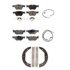 TEC Front Rear Ceramic Disc Brake Pads And Wear Sensors Kit (5Pc) For BMW 328xi 325xi KTW-102330