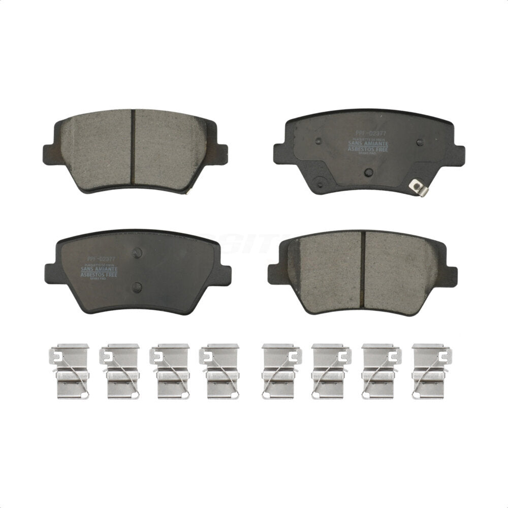 Positive Plus Rear Semi-Metallic Disc Brake Pads PPF-D2377 For Kia EV6 Genesis GV80 Coupe G90 Electrified G80