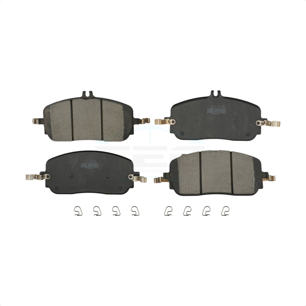 TEC Front Ceramic Disc Brake Pads TEC-2466 For Mercedes-Benz GLC300 C300 Without Sport Package With 330mm Diameter Rotor