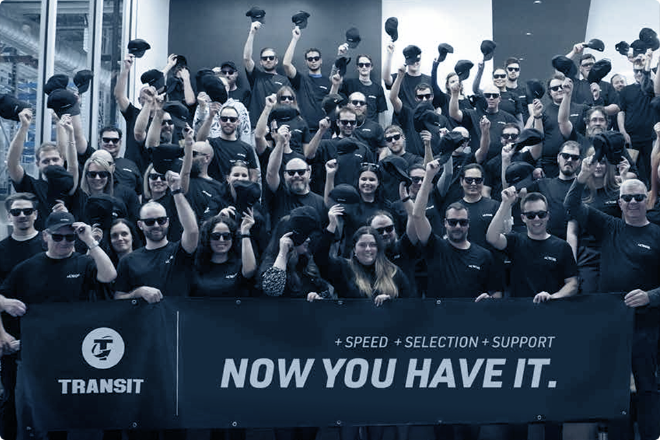Photo of the Transit Auto team