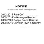 Top Quality Rear Suspension Trailing Arm Bushing 72-K201905 For Dodge Grand Caravan Chrysler Town & Country Ram C/V Volkswagen Routan