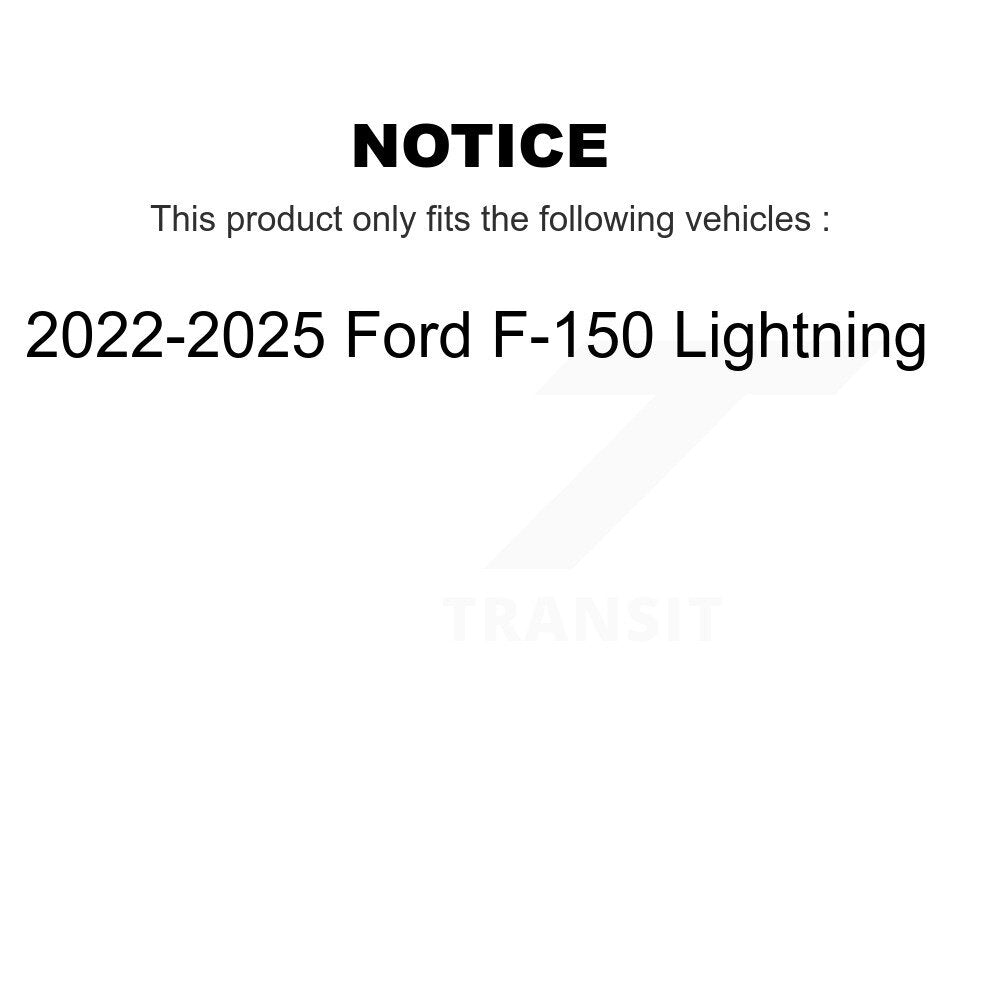 Front Rear Suspension Strut Shock Mounting Kit For 2022-2025 Ford F-150 Lightning - Left Right Side (Driver Passenger) K73-100277