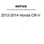 Front Rear Suspension Strut Shock Mounting Kit For 2012-2014 Honda CR-V - Left Right Side (Driver Passenger) K73-100279