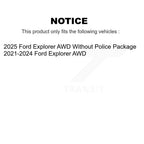 TMC Rear Suspension Shock Absorbers Pair For Ford Explorer AWD - Left Right Side (Driver Passenger) K78-101250