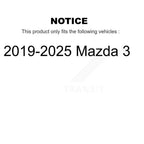 TMC Rear Suspension Shock Absorbers Pair For 2019-2025 Mazda 3 - Left Right Side (Driver Passenger) K78-101251