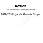 TMC Rear Suspension Shock Absorbers Pair For 2010-2016 Hyundai Genesis Coupe - Left Right Side (Driver Passenger) K78-101252