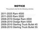 TMC Front Suspension Shock Absorbers Pair For Ram Dodge Sterling Truck 4500 5500 Bullet 45 55 - Left Right Side (Driver Passenger) K78-101254