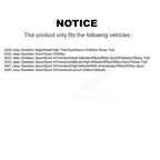 TMC Front Rear Suspension Shock Absorbers Kit For Jeep Gladiator - Left Right Side (Driver Passenger) K78-101255