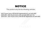Transit Auto Front Rear Complete Suspension Shocks Strut And Coil Spring Mount Assemblies Kit For Toyota Camry - Left Right Side (Driver Passenger) K78M-100554