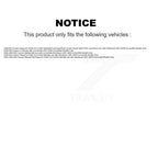 Transit Auto Front Rear Complete Suspension Shocks Strut And Coil Spring Mount Assemblies Kit For Mini Cooper 2007-2008 Convertible Models Only - Left Right Side (Driver Passenger) K78M-100561