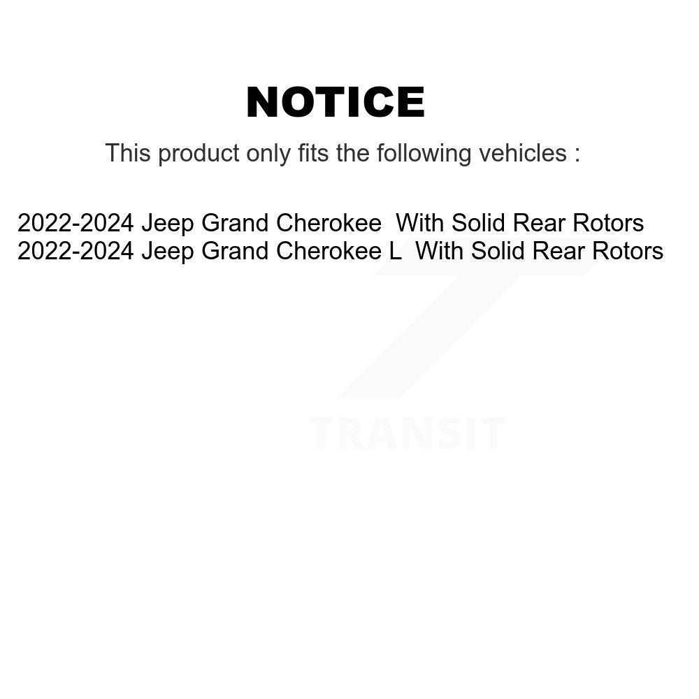 Buyers Guide for K8C-104883. Fits: 2022-2024 Jeep Grand Cherokee L