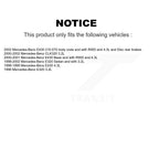 CMX Front Rear Ceramic Disc Brake Pads And Wear Sensors Kit For Mercedes-Benz E320 CLK320 E430 KCW-101463