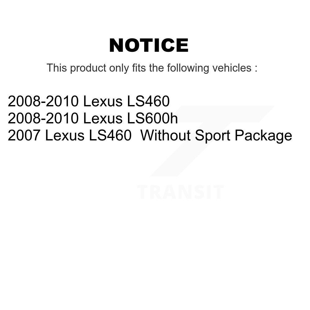 CMX Rear Ceramic Disc Brake Pads And Wear Sensors Kit For Lexus LS460 LS600h KCW-101614