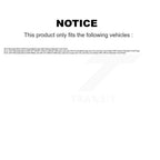 CMX Front Rear Ceramic Disc Brake Pads And Wear Sensors Kit For Mercedes-Benz E350 With 344mm Diameter Rotor KCW-101645