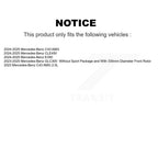 CMX Rear Ceramic Disc Brake Pads And Wear Sensors Kit For Mercedes-Benz GLC300 C43 AMG E350 CLE450 KCW-101668